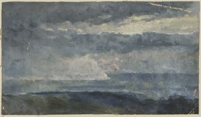Ölstudie (Wolken) von Louis Eysen