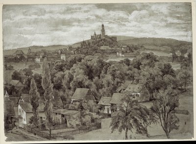 Blick auf Kronberg von Louis Eysen