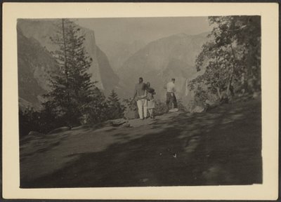 [Figuren in einer Berglandschaft] von Louis Fleckenstein