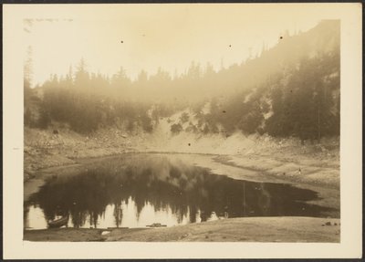 Landschaft mit See von Louis Fleckenstein