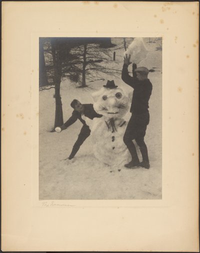 Der Schneemann von Louis Fleckenstein
