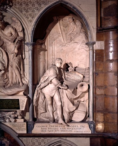 George Frederic Handel Denkmal, Westminster Abbey von Louis Francois Roubilliac