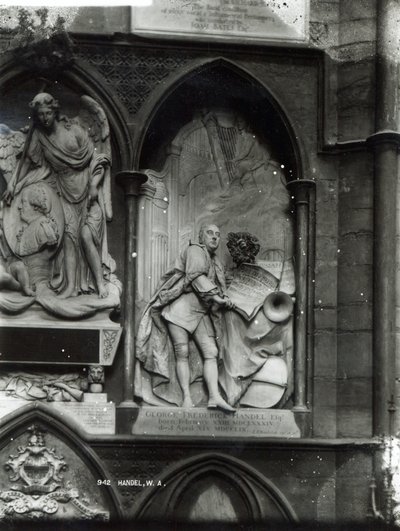 Denkmal für Händel, 1762 von Louis Francois Roubilliac