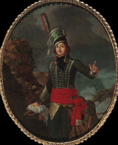 Porträt von General François Séverin Marceau-Desgraviers 1769-1796, ca. 1796 von Louis François Sergent Marceau