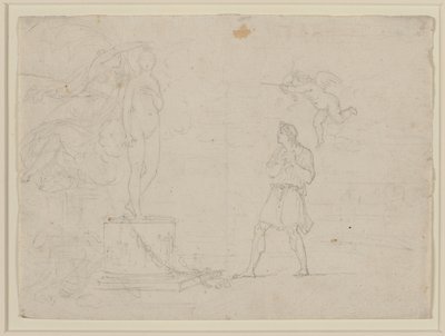 Studie für Pygmalion und Galatea, ca. 1797 von Louis Gauffier