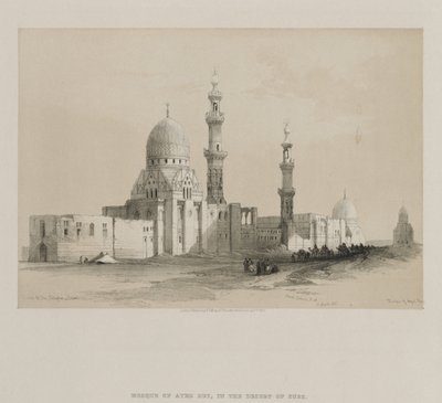 Ägypten und Nubien, Band III: Gräber der Kalifen, Kairo. Moschee von Ayed Bey von Louis Haghe