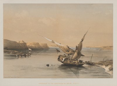 Ägypten und Nubien, Band II: Annäherung an die Festung von Ibrim, Nubien von Louis Haghe