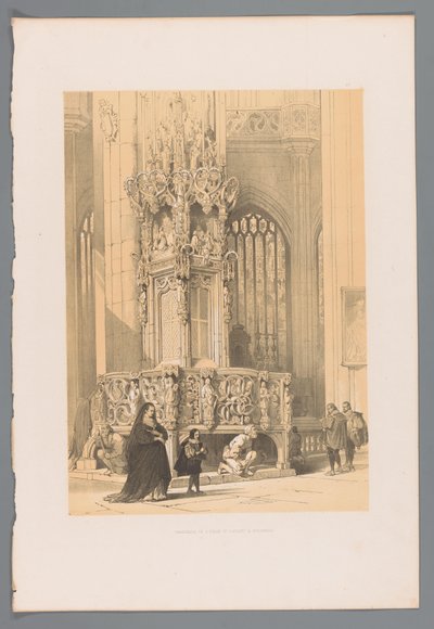 Tabernakel in der St.-Laurentius-Kirche in Nürnberg von Louis Haghe