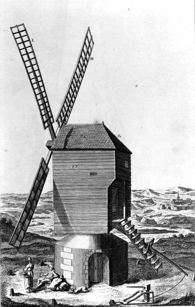 Windmühle, aus 