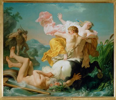 Die Entführung der Dejanira durch den Zentaur Nessus von Louis Jean Francois I Lagrenee