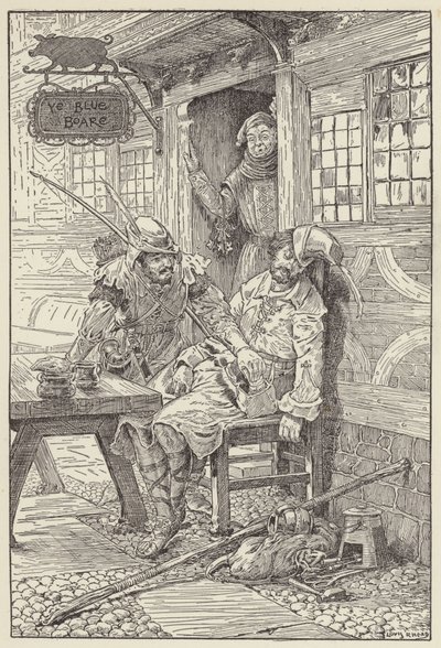 Mit einem Lächeln im Gesicht griff er hinüber und zog den Haftbefehl hervor von Louis John Rhead