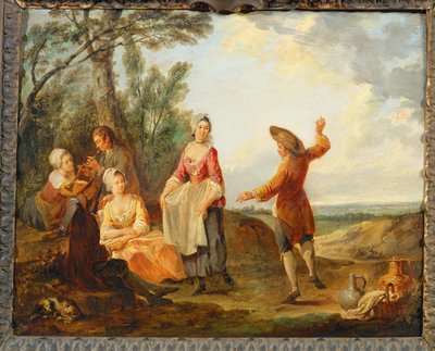 Bäuerlicher Tanz von Louis Joseph (1731 98) Watteau