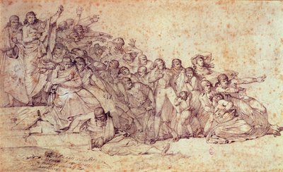Massaker an den Patrioten auf dem Champ de Mars von Louis Lafitte
