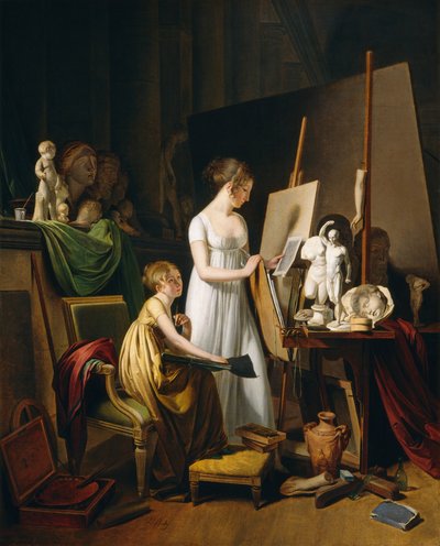 Ein Maleratelier von Louis Leopold Boilly