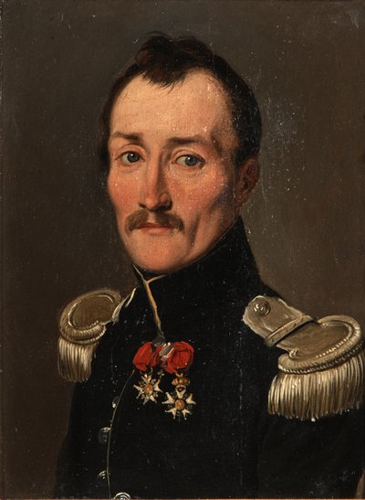 Porträt von Gaston de Banyuls de Montferre in Uniform von Louis Leopold Boilly