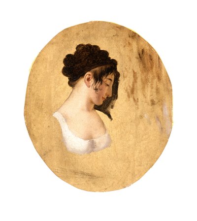 Profil eines jungen Frauenkopfes, ca. 1794 von Louis Leopold Boilly