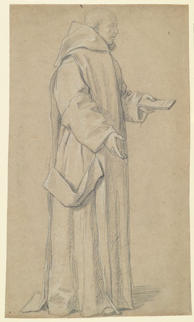 Stehender Mönch (recto) von Louis Licherie de Beurie
