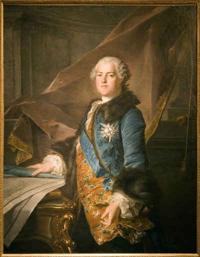 Porträt von Abel Francois Poisson, Marquis de Marigny (1727-1781), Superintendent der königlichen Gebäude von Louis Tocqué