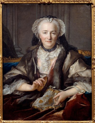 Porträt von Madame Dange von Louis Tocqué