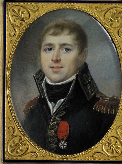 Carel Hendrik Ver Huell (1764-1845), Vizeadmiral der Batavischen Flotte und Marineminister der Batavischen Republik, geschmückt mit dem Offizierskreuz der Ehrenlegion, verliehen 1804 von Louis Marie Sicard