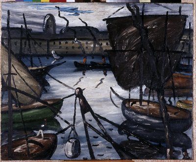 Der alte Hafen. Gemälde von Louis Mathieu Verdilhan von Louis Mathieu Verdilhan