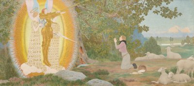 Die Vision und Inspiration (Johanna von Orleans Serie: I) von Louis Maurice Boutet de Monvel