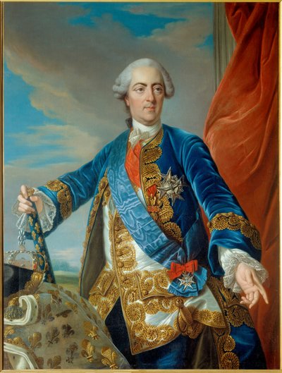 Porträt von Ludwig XV. von Louis Michel van Loo