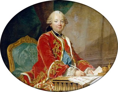 Étienne-François, Herzog von Choiseul-Stainville (1719-1785) von Louis Michel van Loo