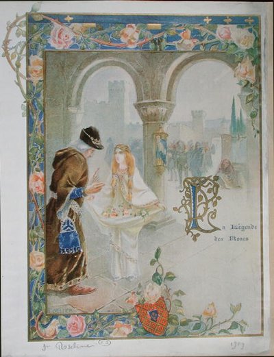 St. Rosalina von Villeneuve (1267-1329) von Louis Ollier