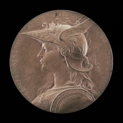 Hundertjahrfeier der Bank von Frankreich [Vorderseite] von Louis Oscar Roty