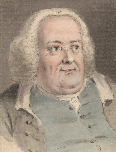 Porträt eines Mannes mit Doppelkinn von Louis Philippe Boitard
