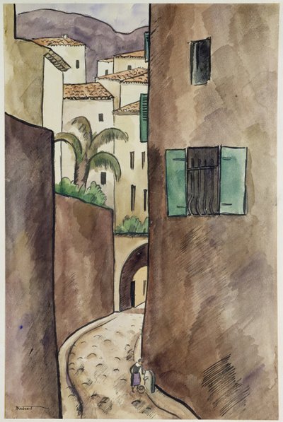 Mittelmeerstraße und Häuser von Louis Robert Antral