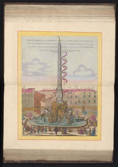 Vierströmebrunnen in Rom von Louis Rouhier