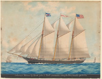Der Tern-Schoner "Minnie G. Loud" von Louis Roux