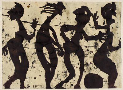 Brousse und Frapper, verso, ca. 1937-1942 von Louis Soutter