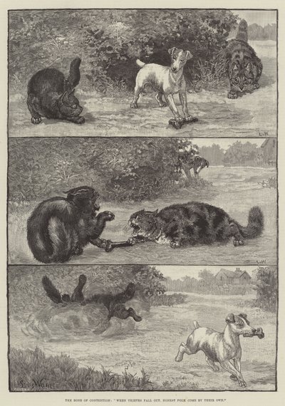 Der Zankapfel, Wenn Diebe sich streiten, kommen ehrliche Leute zu ihrem Recht von Louis Wain