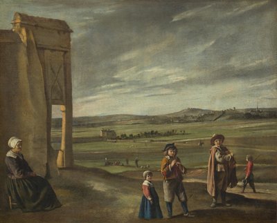 Landschaft mit Bauern, ca. 1640 von Louis le Nain