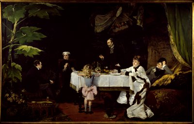 Das Frühstück im Gewächshaus von Louise Abbéma