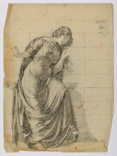 Ohne Titel (Verhüllte weibliche Figur) von Louise Cox