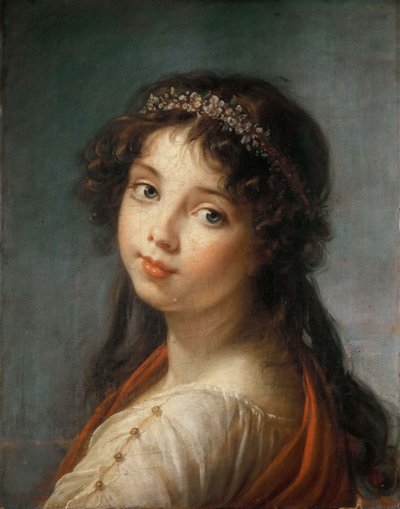 Porträt der Tochter des Künstlers Jeanne-Lucie-Louise, genannt Julie, 1792 von Elisabeth Louise Vigee Lebrun