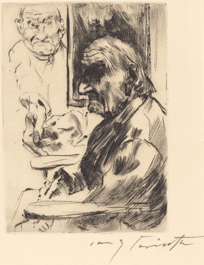 Alter Mann, 1916 von Lovis Corinth