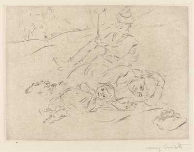 Auf dem Land von Lovis Corinth