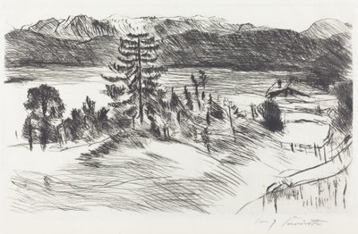 Große Walchenseelandschaft, 1923 von Lovis Corinth