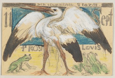 Lovis Corinth an Carl Strathmann: Postkarte, Poststempel 12. September 1905 von Lovis Corinth