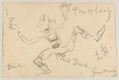 Lovis Corinth an Carl Strathmann: Postkarte, Poststempel 6. November 1906 von Lovis Corinth