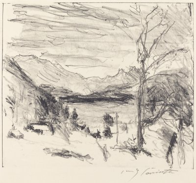Walchensee im Nebel, 1920 von Lovis Corinth