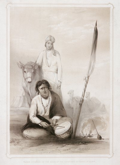 Fakeer, der der Suite des Generalgouverneurs im Lager angehört, 1844 von Lowes Dickinson