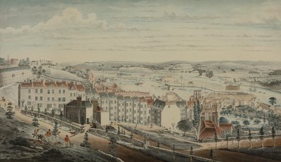 Ansicht von Granby Hill, Clifton, vom Westen von Lt.Col.William Booth
