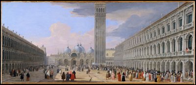 Piazza San Marco, Venedig von Luca Carlevarijs