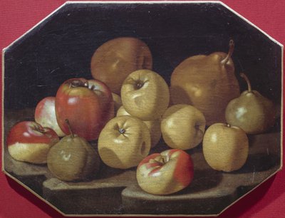 Stillleben mit Äpfeln und Birnen von Luca Forte